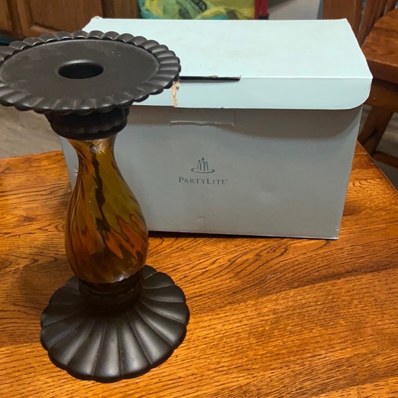 PartyLite global fusion pillar holder